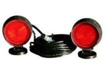 Magnetic tow lights for trailer rental